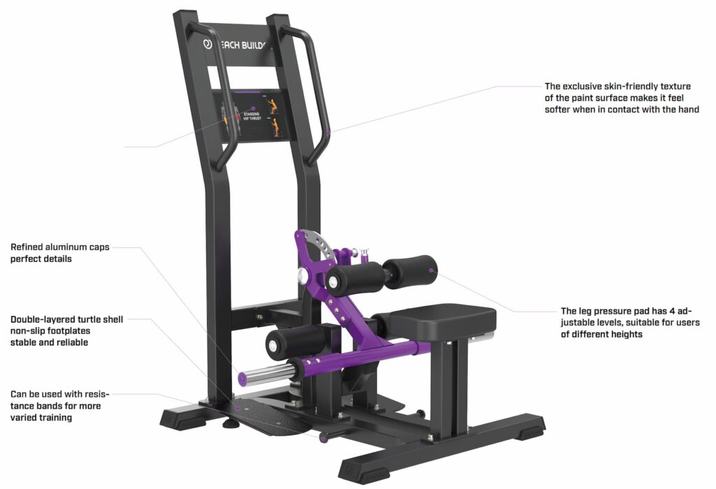 standing hip thrust machine pb402