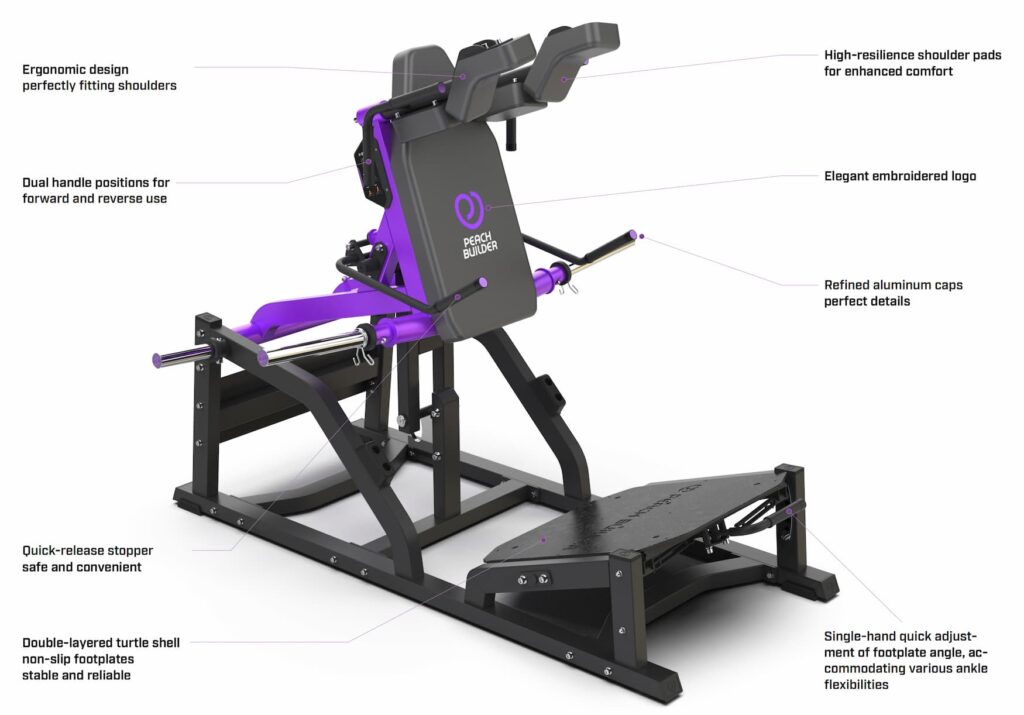 V Squat PB3111 glute machine